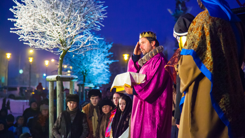 Živý betlém ve fotografiích