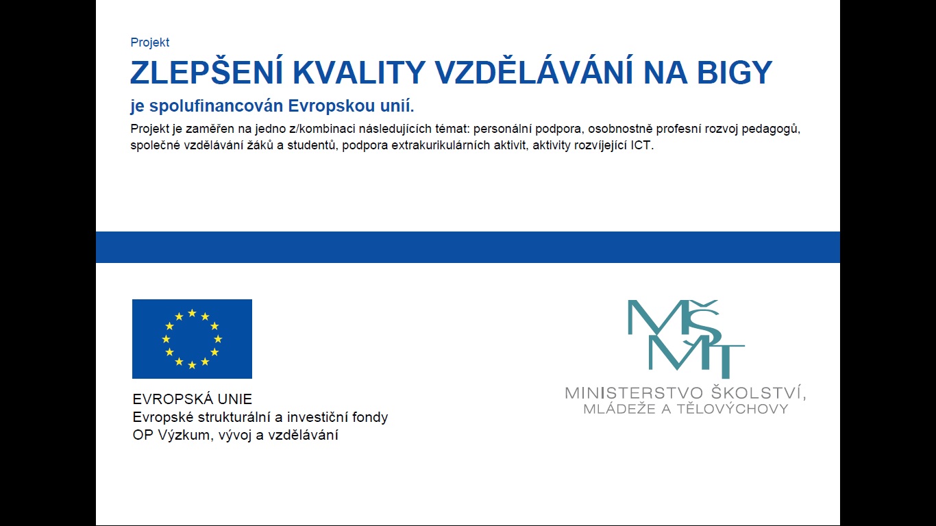 Zlepšení vzdělávání na Bigy
