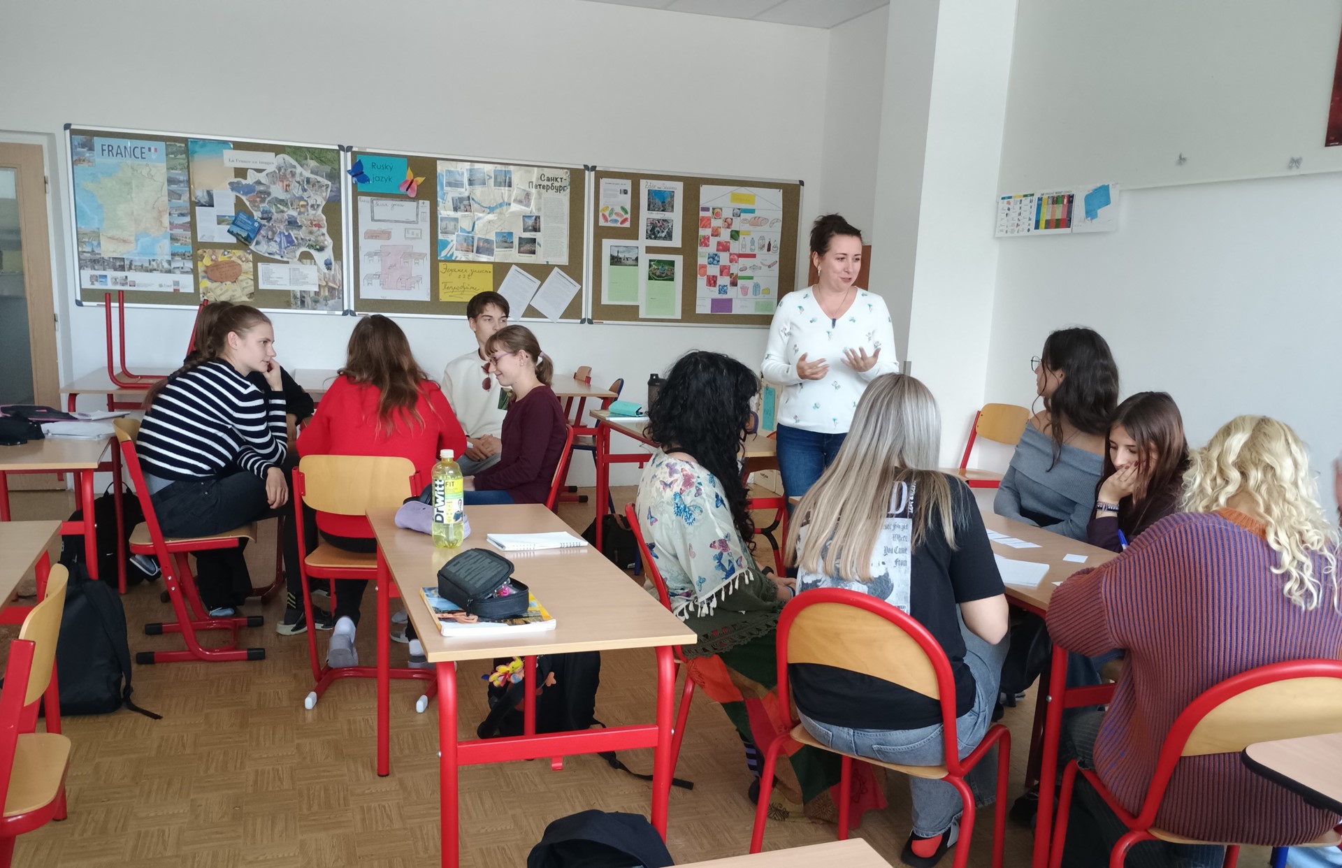 Nová slovíčka s lektorkou 